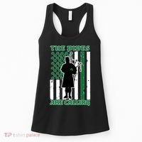 The Piped Are Call St Pattys Day Irish Flag Women's Tank Top thumb 0