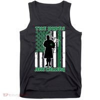 The Piped Are Call St Pattys Day Irish Flag Tank Top thumb 0