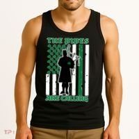 The Piped Are Call St Pattys Day Irish Flag Tank Top thumb 3