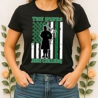 The Piped Are Call St Pattys Day Irish Flag Women's T-Shirt thumb 2