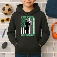 The Piped Are Call St Pattys Day Irish Flag Kids Hoodie thumb 2