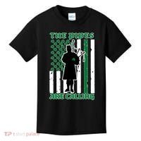 The Piped Are Call St Pattys Day Irish Flag Kids T-Shirt thumb 0