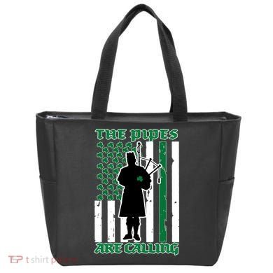 The Piped Are Call St Pattys Day Irish Flag Bag