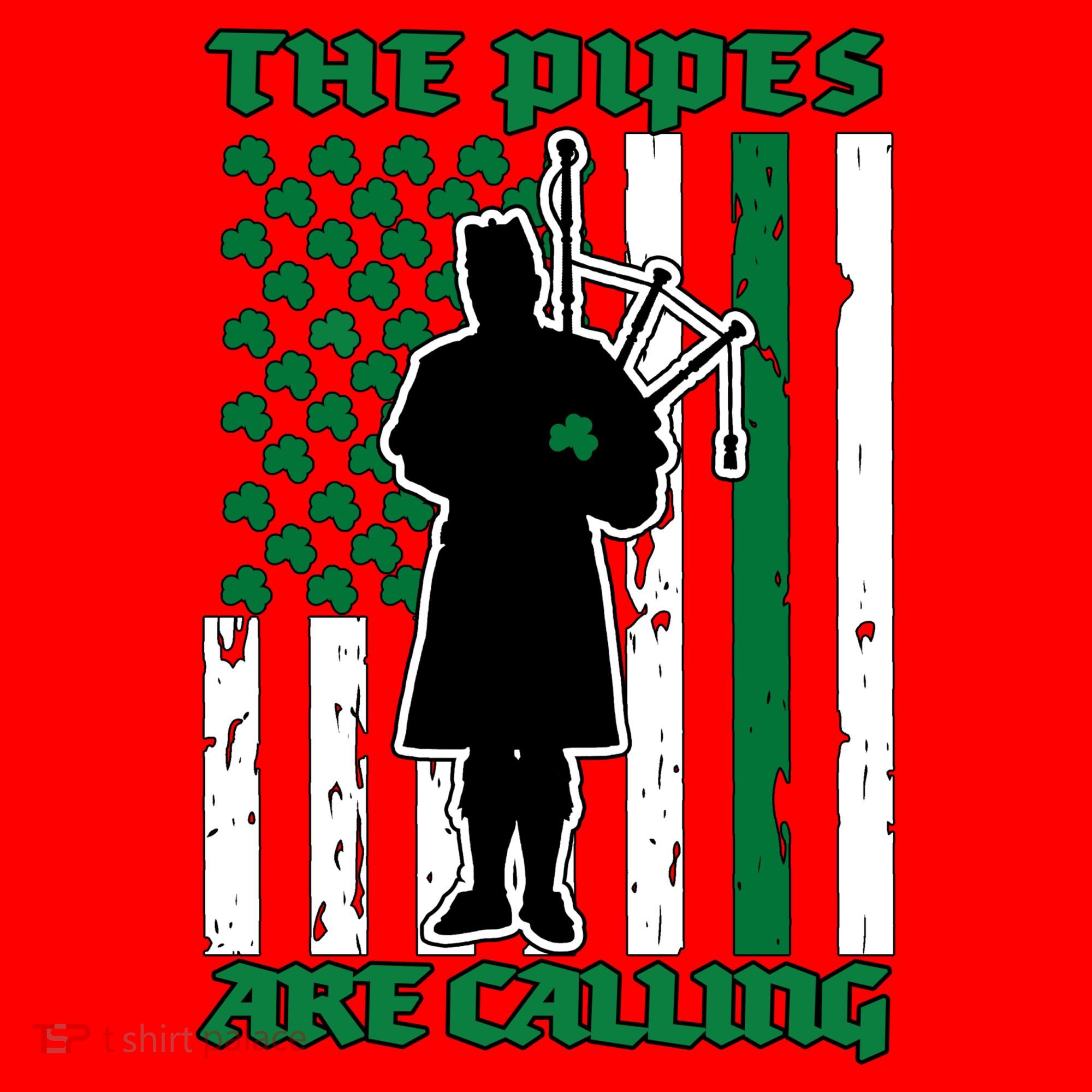 The Piped Are Call St Pattys Day Irish Flag Santa Hat