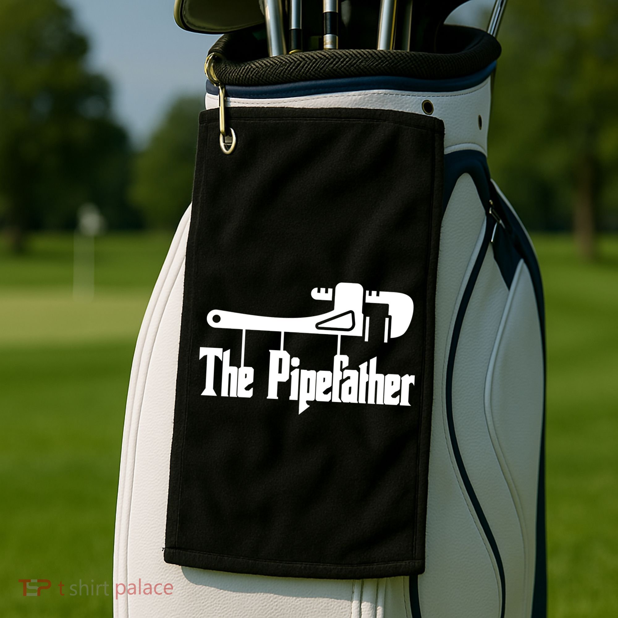 The Pipefather  Golf Towel