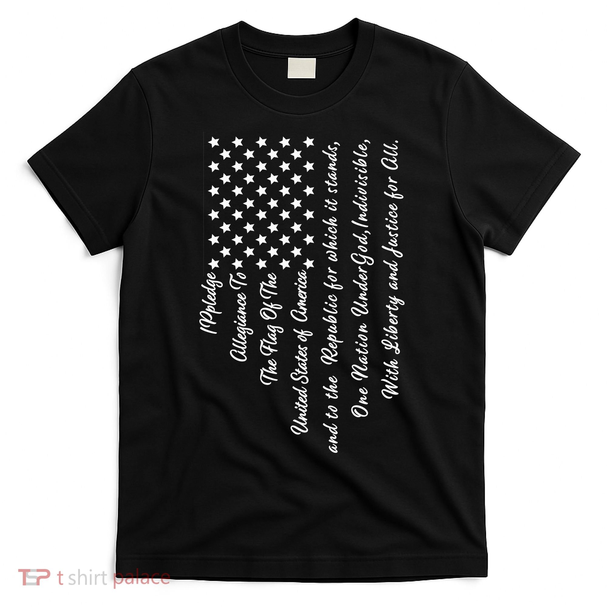 The Pledge of Allegiance American Flag T-Shirt
