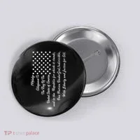 The Pledge of Allegiance American Flag Button thumb 0