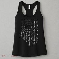 The Pledge of Allegiance American Flag Women's Tank Top thumb 3