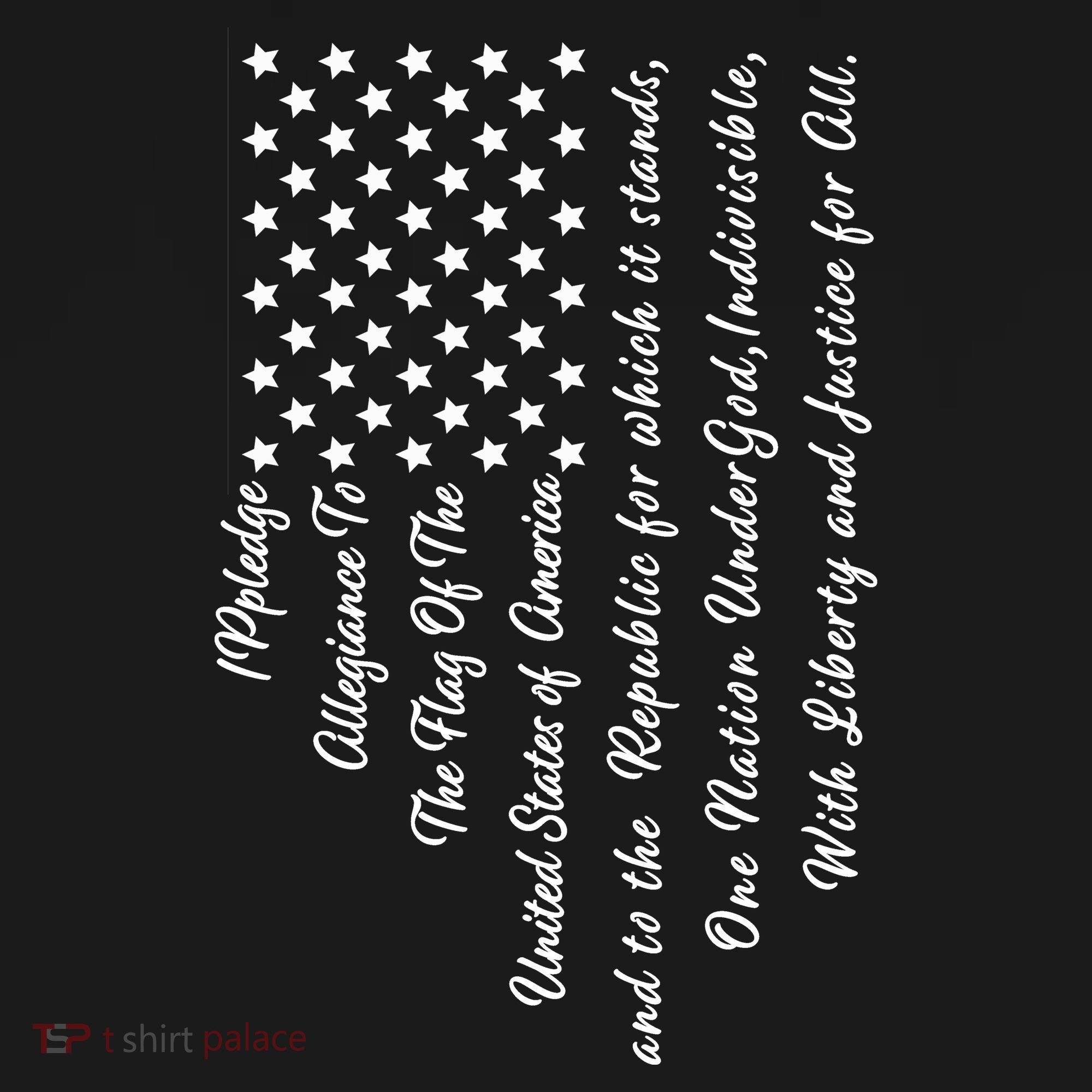 The Pledge of Allegiance American Flag Toddler Hoodie