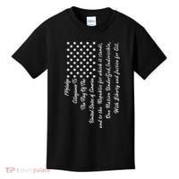 The Pledge of Allegiance American Flag Kids T-Shirt thumb 0