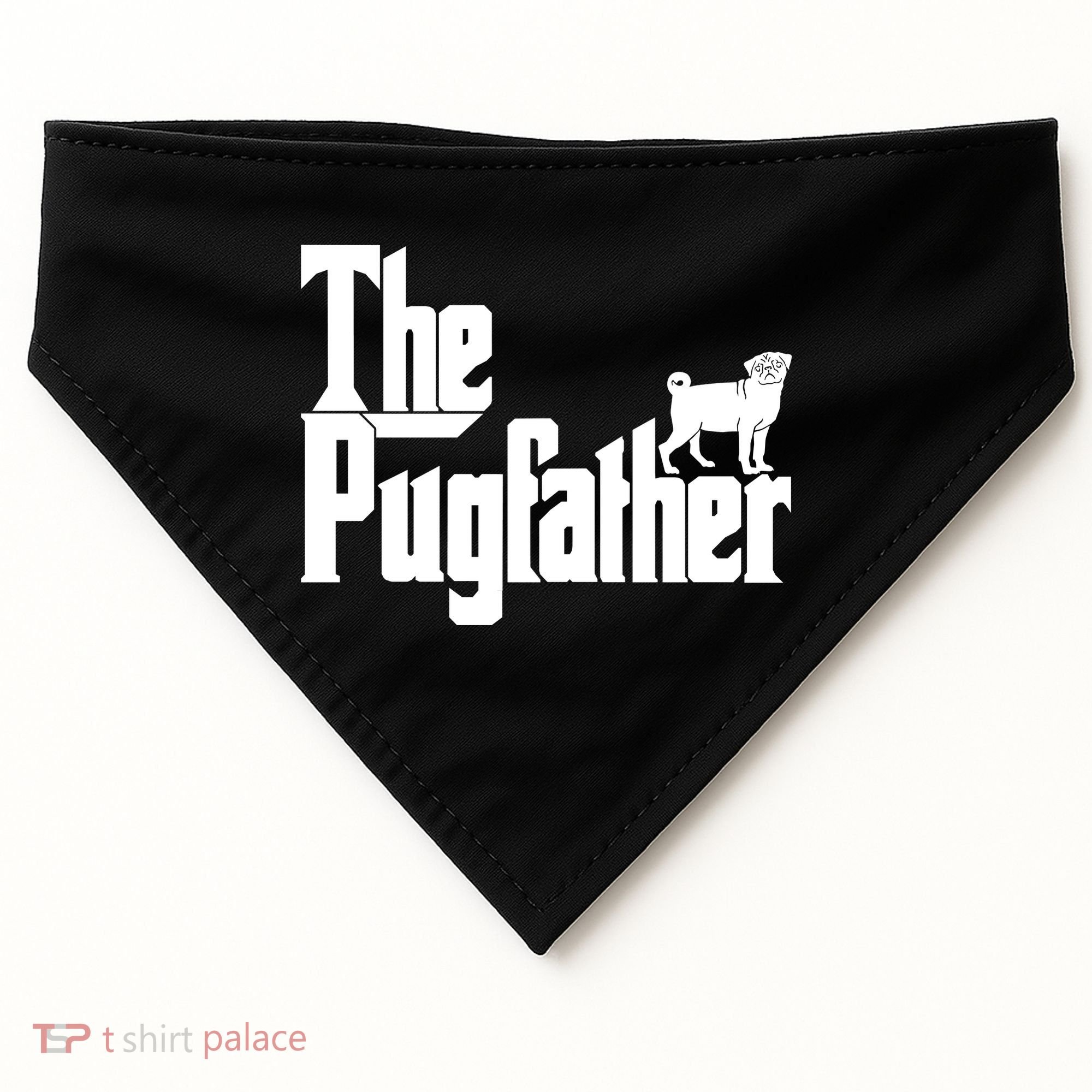 The Pugfather USA-Made Doggie Bandana