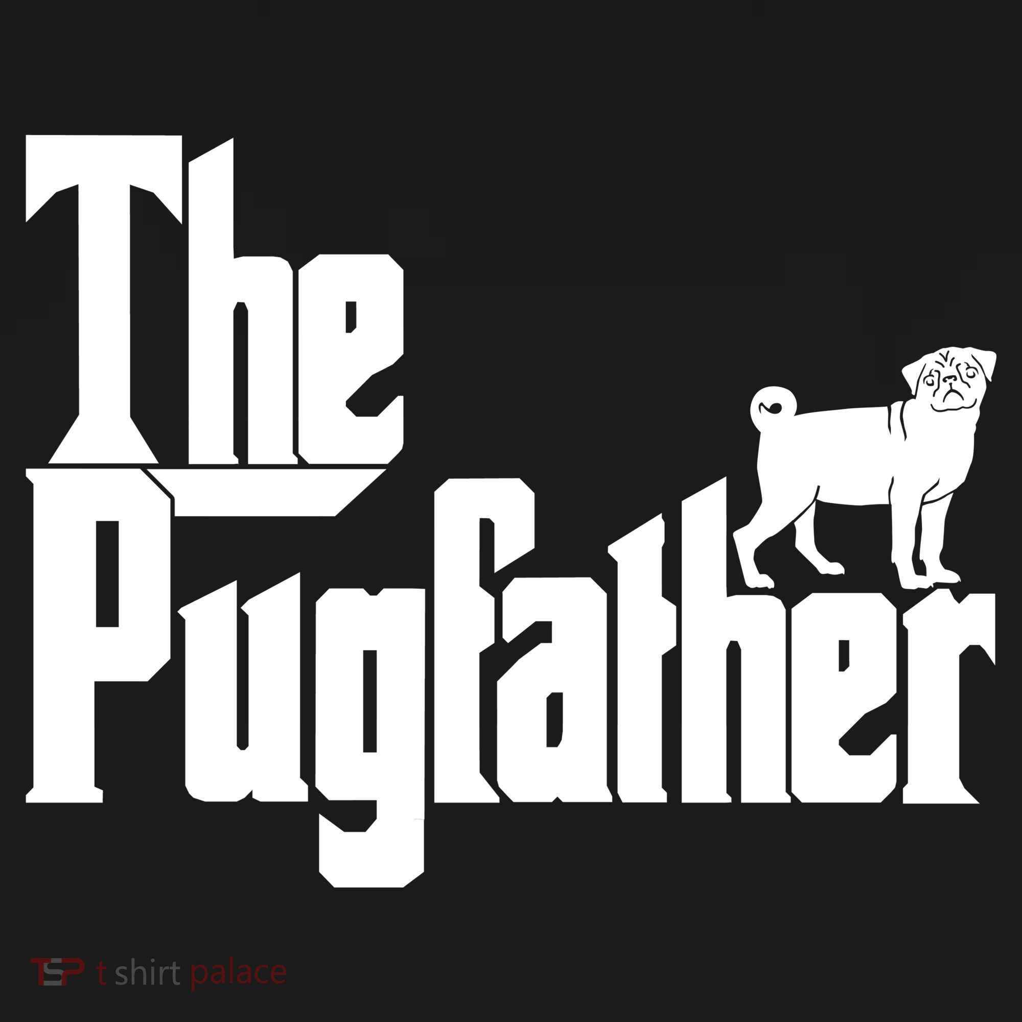 The Pugfather USA-Made Doggie Bandana