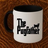 The Pugfather Coffee Mug thumb 2