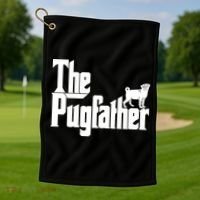 The Pugfather Golf Towel thumb 1
