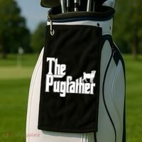 The Pugfather Golf Towel thumb 2