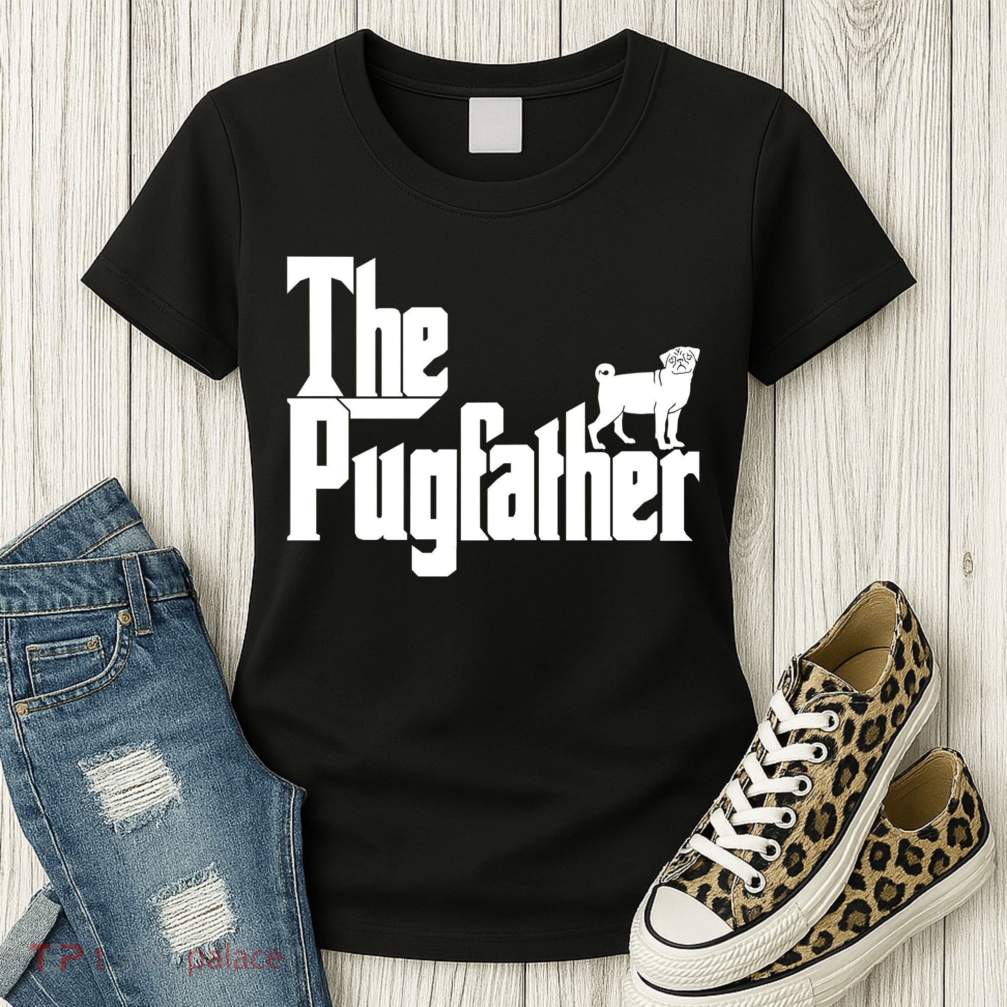 The Pugfather Women's T-Shirt