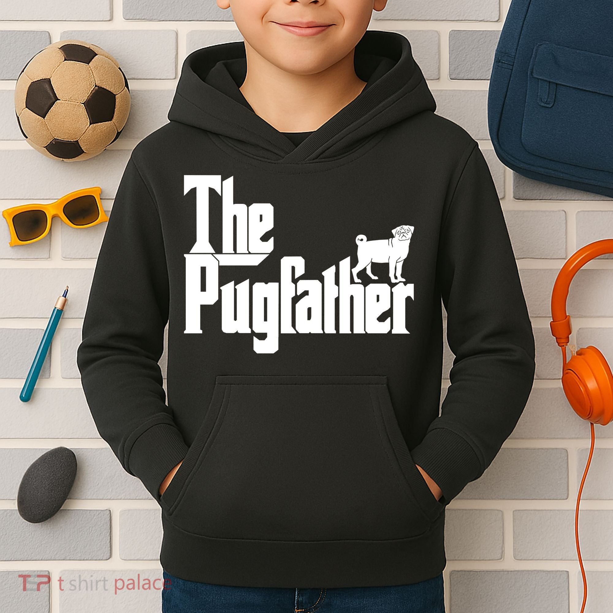 The Pugfather Kids Hoodie