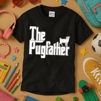 The Pugfather Kids T-Shirt thumb 3