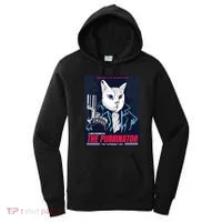 The Purrinator Film Women's Hoodie thumb 0