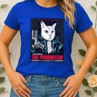 The Purrinator Film Women's T-Shirt thumb 2