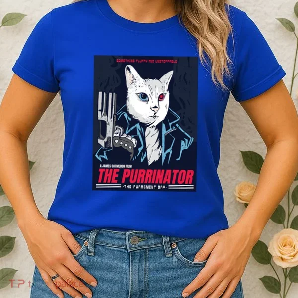 The Purrinator Film Women's T-Shirt
