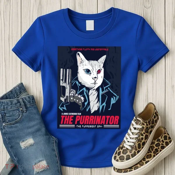 The Purrinator Film Women's T-Shirt