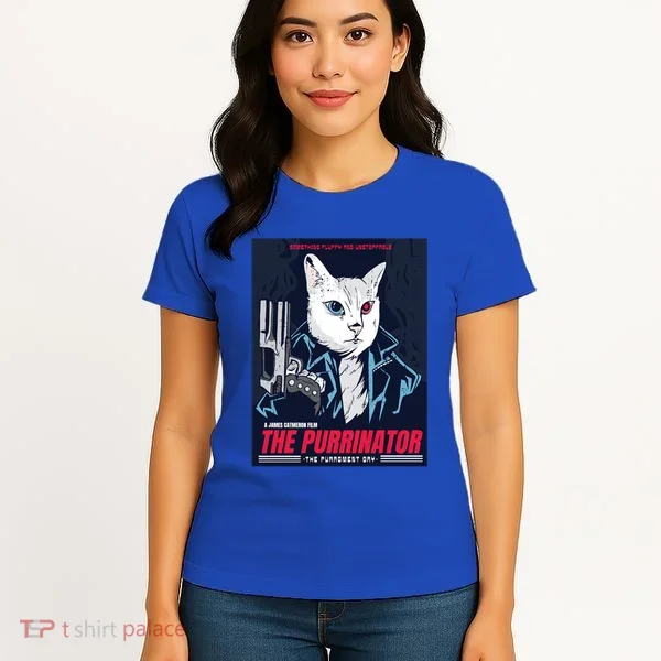 The Purrinator Film Women's T-Shirt