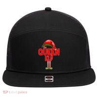 The Queen Elf Christmas 7 Panel Mesh Trucker Snapback Hat thumb 0