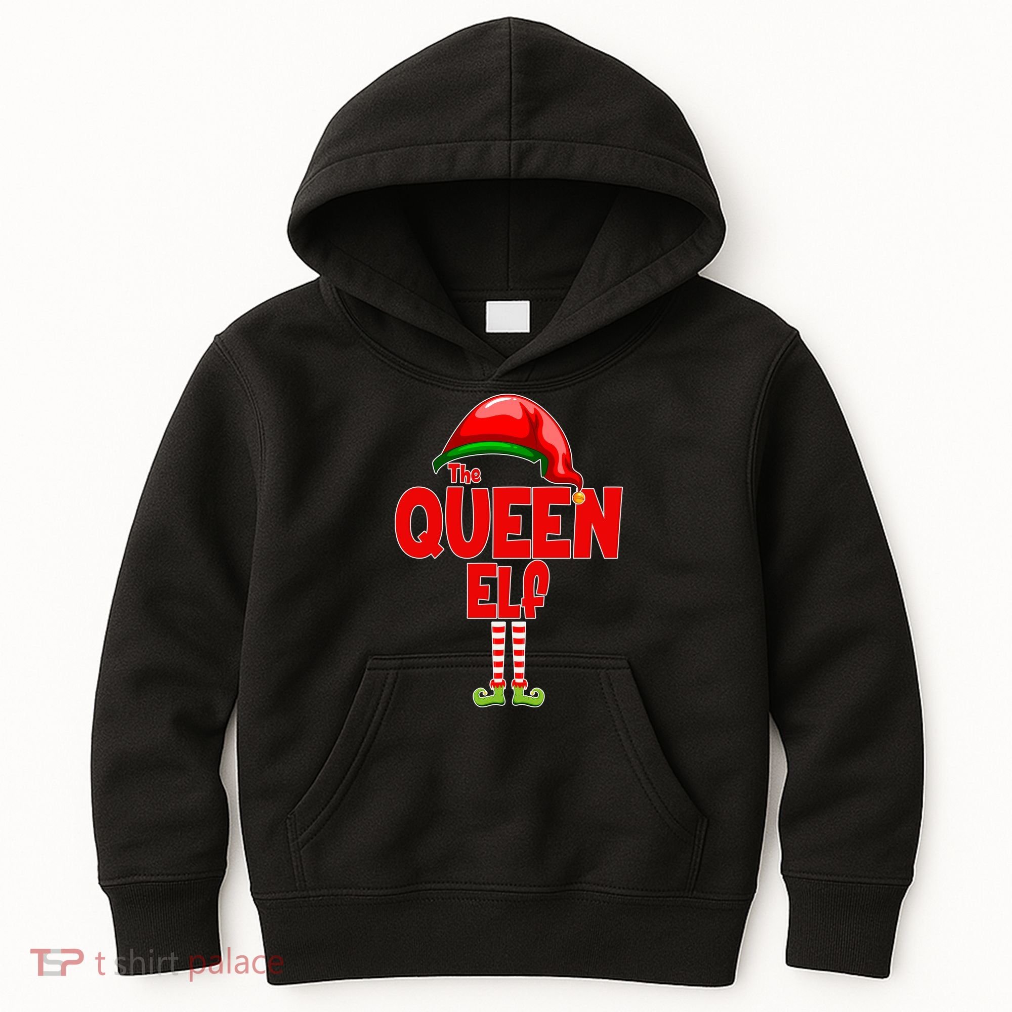 The Queen Elf Christmas Kids Hoodie