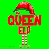The Queen Elf Christmas Coaster thumb 2