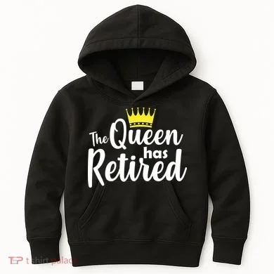 The Queen Has Retired Kids Hoodie