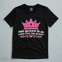 The Queen Is 30 Funny 30th Birthday T-Shirt thumb 5