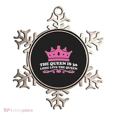 The Queen Is 30 Funny 30th Birthday Ornament