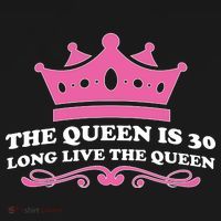 The Queen Is 30 Funny 30th Birthday Ornament thumb 1