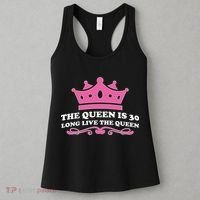 The Queen Is 30 Funny 30th Birthday Women's Tank Top thumb 3
