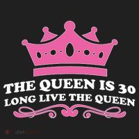 The Queen Is 30 Funny 30th Birthday Hat thumb 2