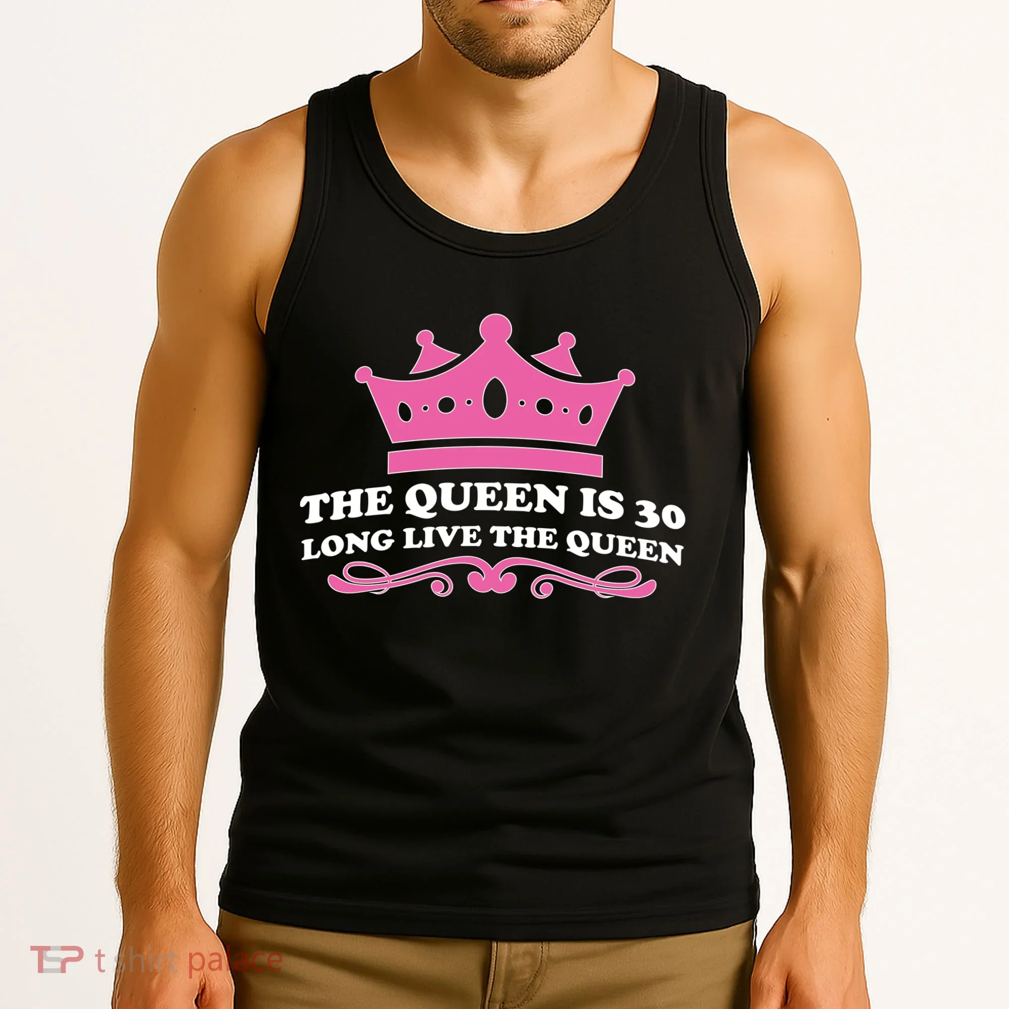 The Queen Is 30 Funny 30th Birthday Tank Top