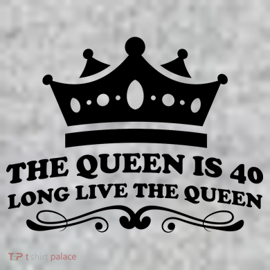 The Queen Is 40 Funny 40th Birthday The Baniff Cuffed Pom Beanie