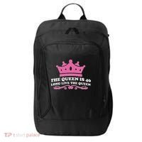 The Queen Is 40 Funny 40th Birthday City Backpack thumb 0