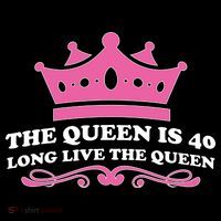 The Queen Is 40 Funny 40th Birthday Tall Sweatshirt thumb 2
