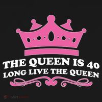 The Queen Is 40 Funny 40th Birthday Wool Snapback Cap thumb 2