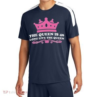 The Queen Is 40 Funny 40th Birthday Soccer Jersey