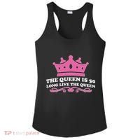 The Queen Is 50 Funny 50th Birthday Ladies PosiCharge Competitor Racerback Tank thumb 0