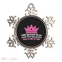 The Queen Is 50 Funny 50th Birthday Ornament thumb 0