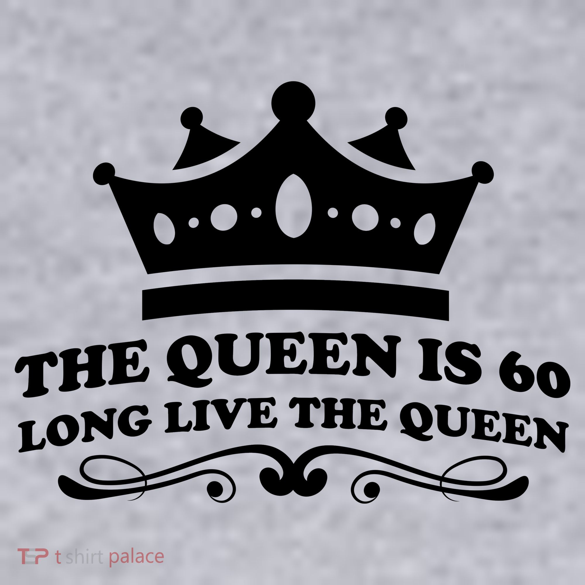 The Queen Is 60 Funny 60th Birthday Women's Racerback Cropped Tank