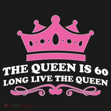 The Queen Is 60 Funny 60th Birthday V-Neck T-Shirt