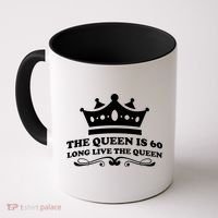 The Queen Is 60 Funny 60th Birthday Coffee Mug thumb 0