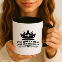 The Queen Is 60 Funny 60th Birthday Coffee Mug thumb 3