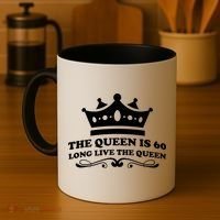 The Queen Is 60 Funny 60th Birthday Coffee Mug thumb 4