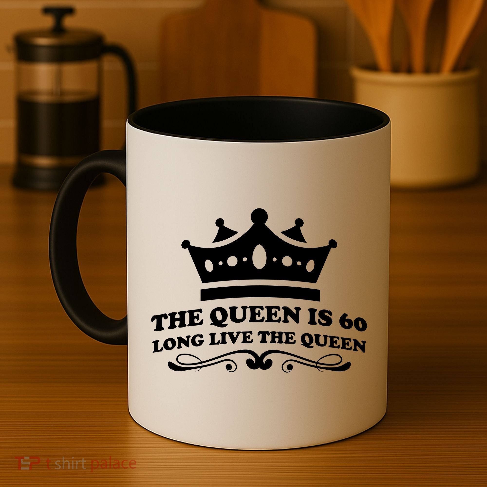 The Queen Is 60 Funny 60th Birthday Coffee Mug
